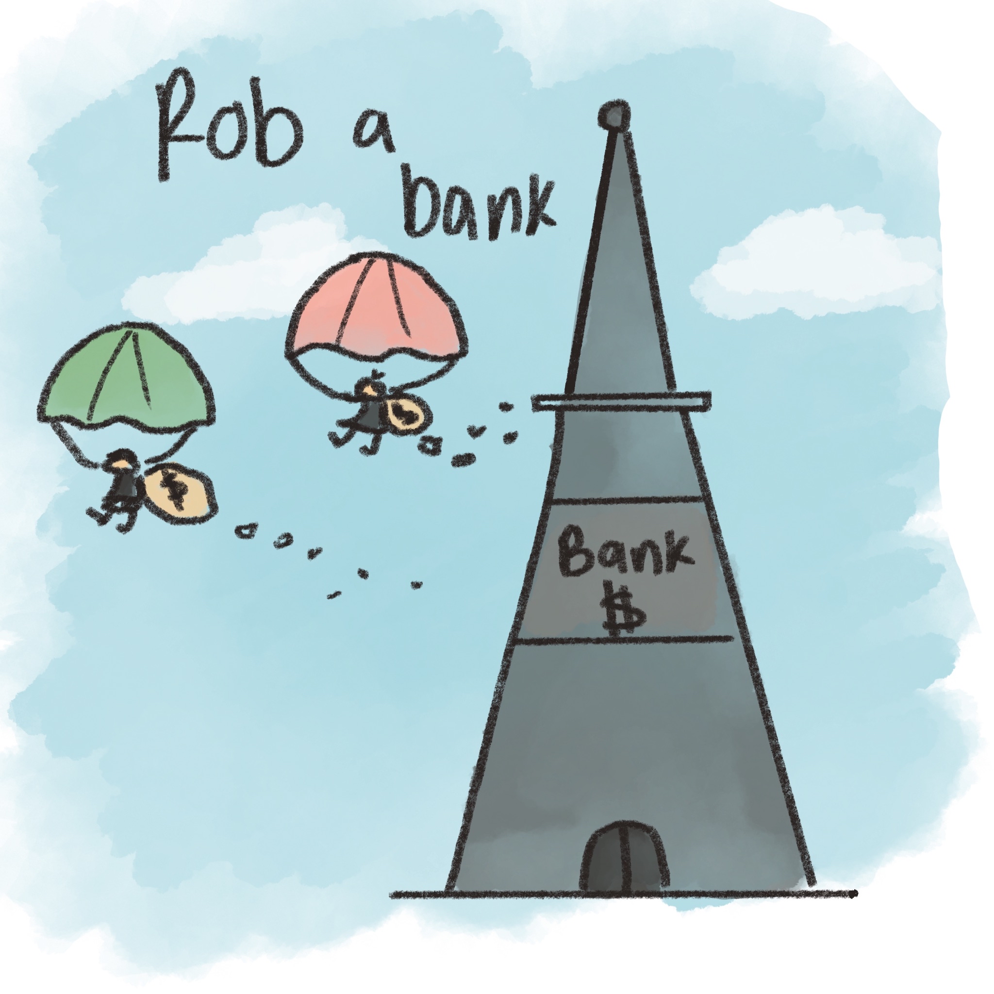 robbing bank